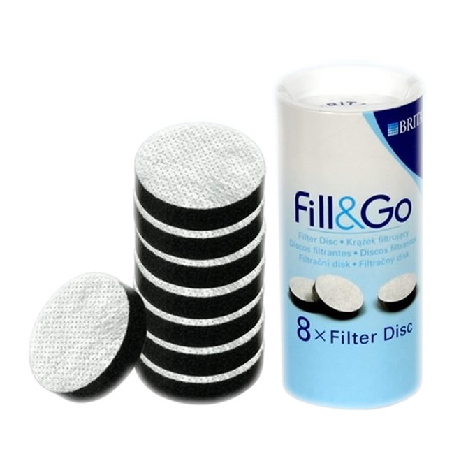 Pack de 8 filtres de rechange pour bouteilles filtrantes BRITA Fill & Go